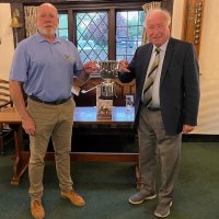 Aero Captain Roger Whitefield receives the Keith Davies Cup